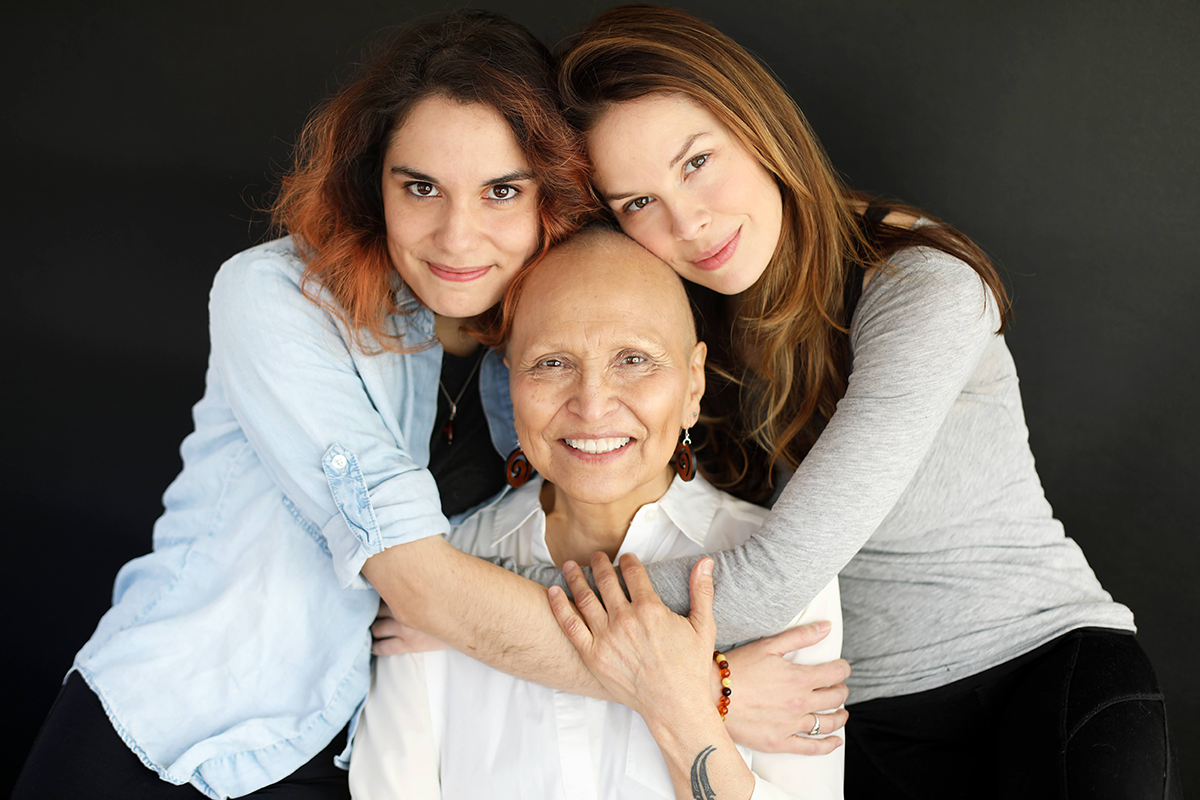 Jo Ann Kauffman with daughters Julia Keefe and Josephine Keefe